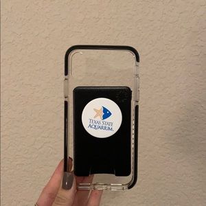 Popwallet Black phone case